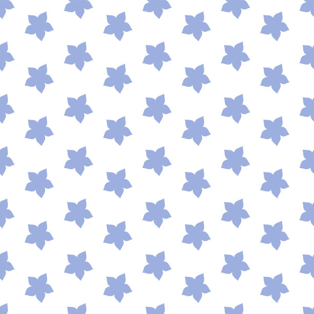 花无缝模式。手绘剪影花纹理。可爱的图案。优雅的模板。简单普遍的背景。图片下载