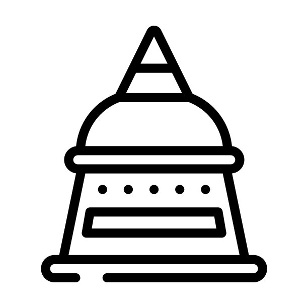 Doi suthep细线图标。素贴，旅行的线性图标从泰国符号概念孤立的轮廓符号。矢量插图符号元素的网页设计和应用程序。图片下载