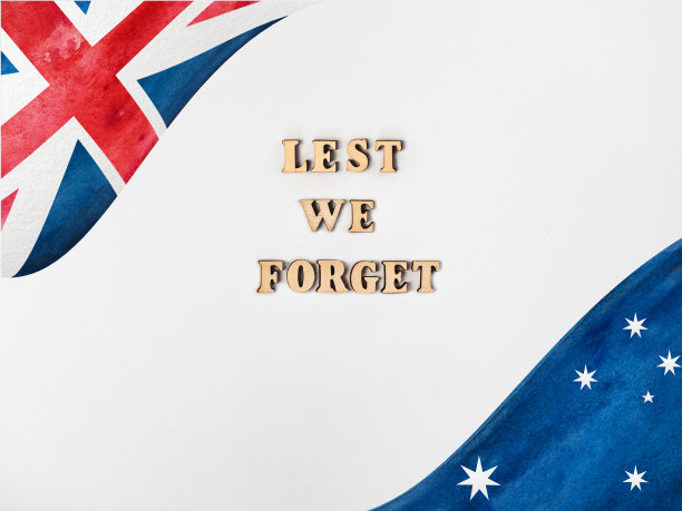 澳纽军团日。以免我们忘记。美丽的贺卡图片下载