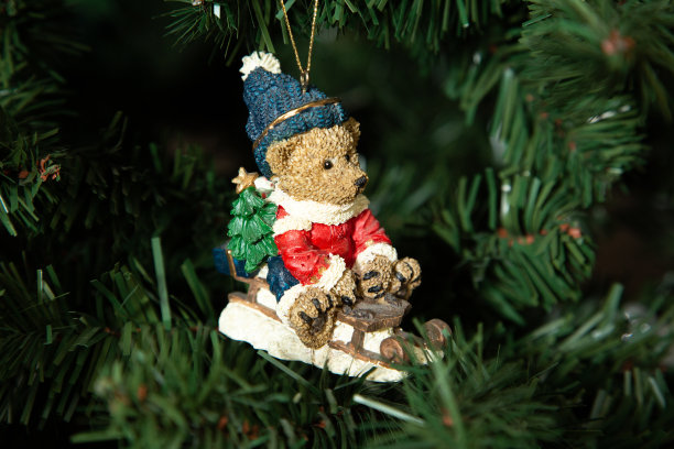 圣诞树装饰品图片下载