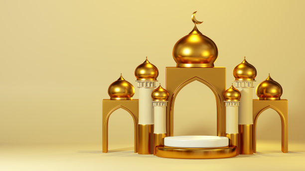 3d渲染金开斋节穆巴拉克大厦41图片下载