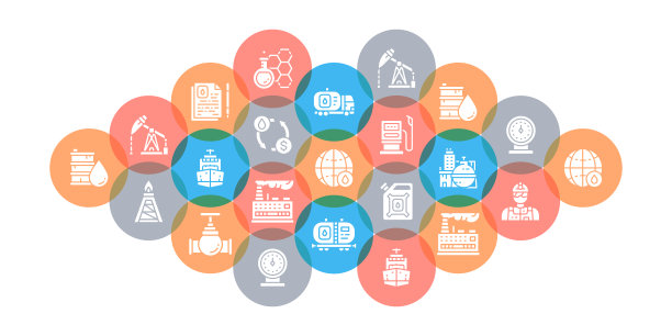 石油工业平面矢量图。燃料卡车，工程师，汽油，货船概念旗帜，网站设计或登陆网页。图片下载