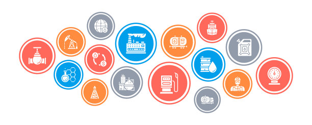 石油工业概念插图旗帜。燃料卡车，工程师，汽油，货船矢量横幅网页。图片下载