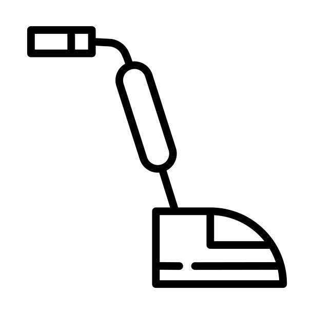 地板清洁器图标从清洁收集。薄线性地板清洁器，地板，清洁器轮廓图标孤立在白色背景。线矢量地板清洁器标志，网络和移动标志。图片下载