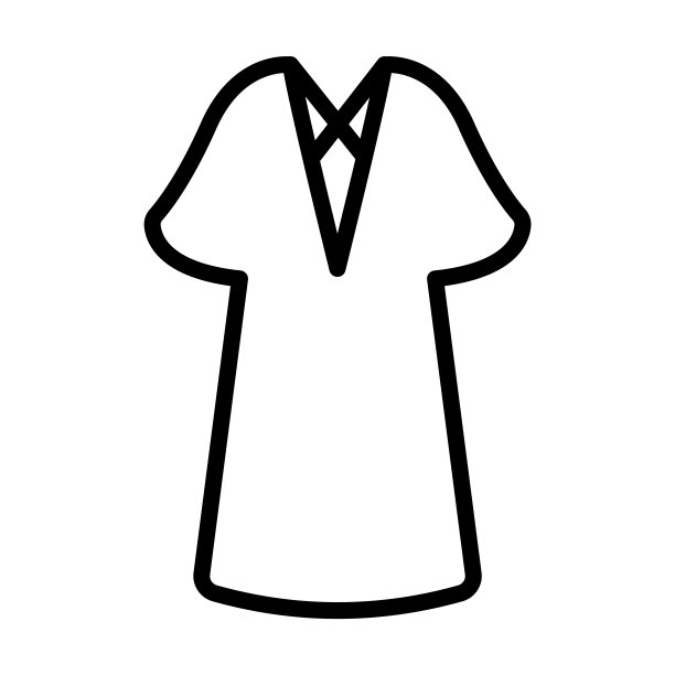 从衣服收集Kaftan图标。薄线性长衫，连衣裙，棉轮廓图标孤立在白色背景。线矢量kaftan符号，网页和移动的符号。图片下载