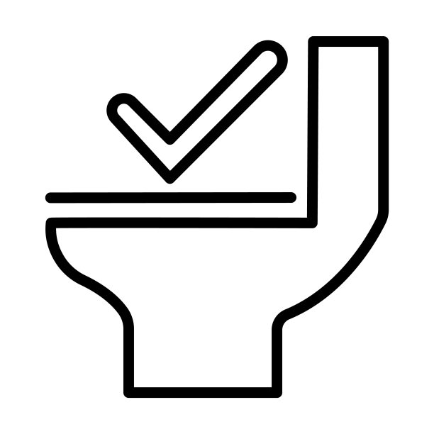 厕所清洁图标从清洁收集。薄线性厕所清洁，瓶子，真空轮廓图标孤立在白色背景。直线矢量厕所清洁标志，网络和移动符号。图片下载