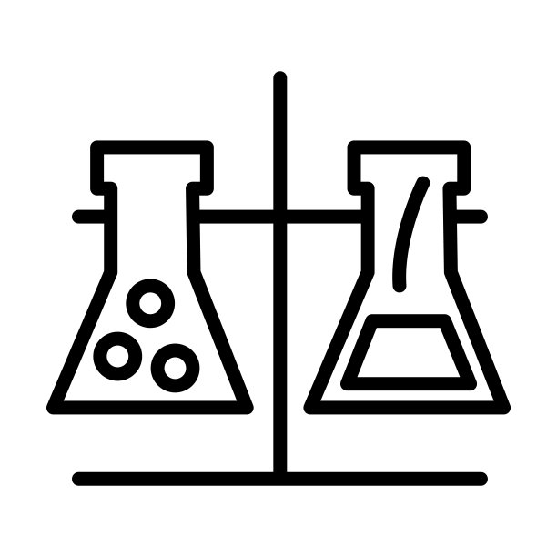 从化学收集的实验图标。薄线性实验，经验，业务大纲图标孤立在白色背景上。线矢量实验符号，网络和移动符号。图片下载