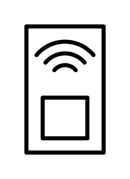 标识牌平面线图标。文件控制，身份证徽章。用于移动概念和网页设计、商店的大纲标识图片下载