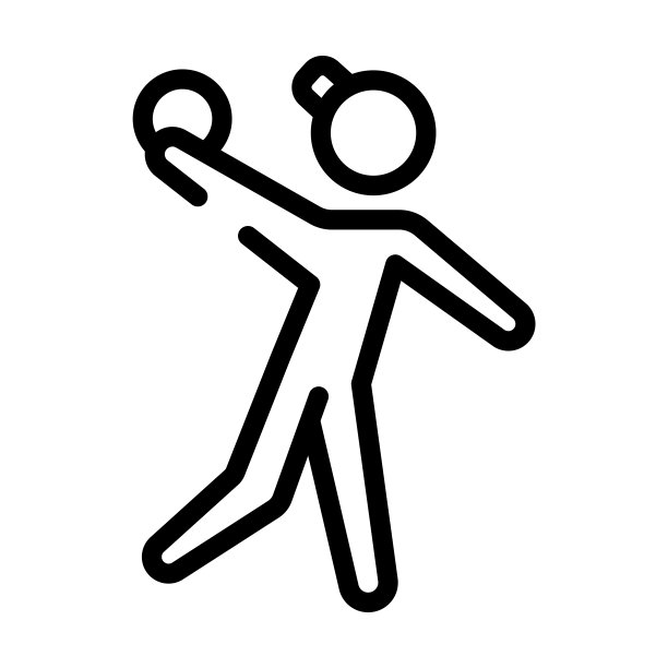 躲避球细线图标。运动、球的线性图标来源于运动概念孤立的轮廓符号。矢量插图符号元素的网页设计和应用程序。图片下载