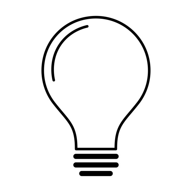 抽象灯泡。业务矢量图标。有创意的想法。”矢量插图。股票的形象。图片下载