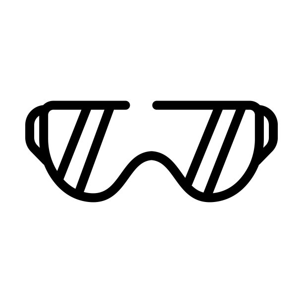 运动护目镜细线图标。运动，穿线性图标从运动概念孤立轮廓标志。矢量插图符号元素的网页设计和应用程序。图片下载