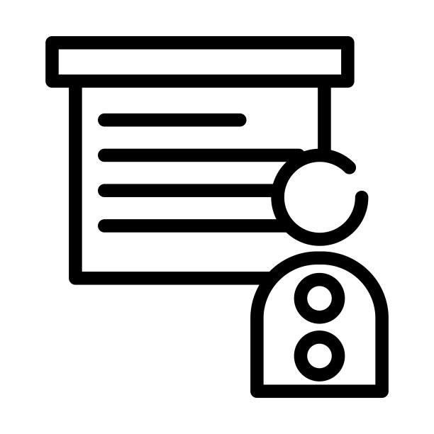 培训细线图标：亚洲人概念线性图标，适用于网页设计和App图片下载