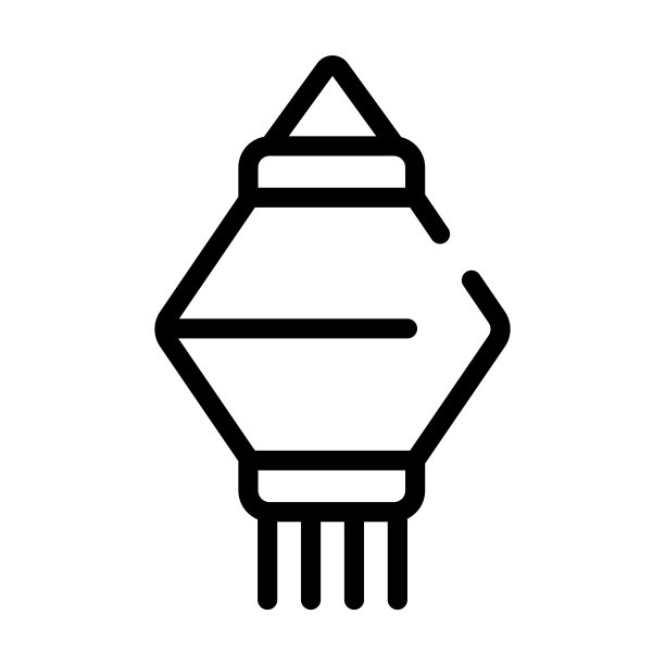 坎迪尔细线图标。印度，明亮的线性图标源自印度概念孤立的轮廓标志。矢量插图符号元素的网页设计和应用程序。图片下载