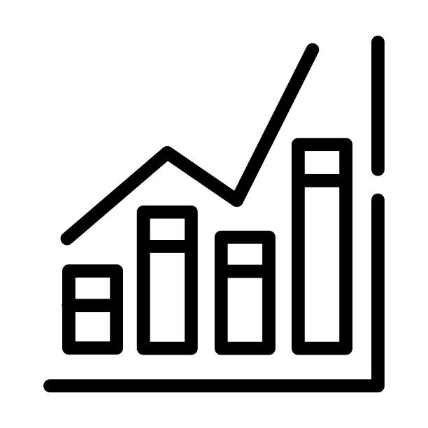 统计图表细线图标。报告，图形线性图标从学院概念孤立轮廓符号。矢量插图符号元素的网页设计和应用程序。图片下载