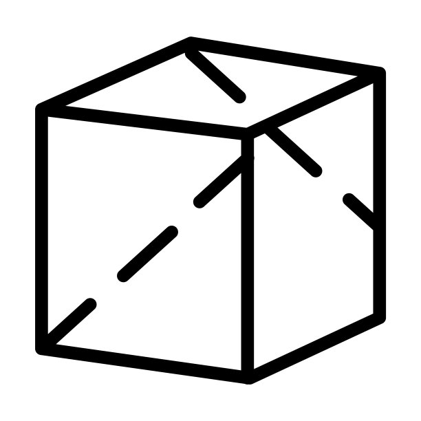 透明立方体细线图标。立方体，干净的线性图标从学院概念孤立的轮廓符号。矢量插图符号元素的网页设计和应用程序。图片下载