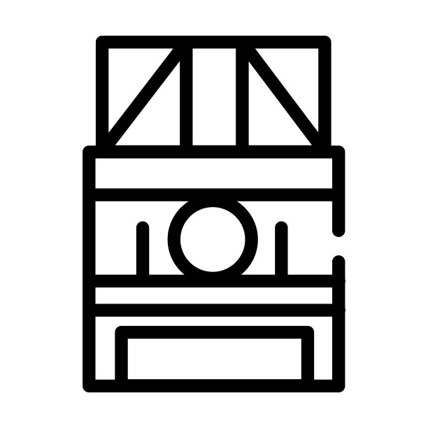 圣母院细线图标。巴黎圣母院的线性图标源自建筑概念孤立的轮廓标志。矢量插图符号元素的网页设计和应用程序。图片下载