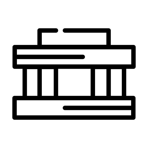 林肯纪念堂的细线图标。纪念碑、地标的线性图标源自建筑概念孤立的轮廓标志。矢量插图符号元素的网页设计和应用程序。图片下载