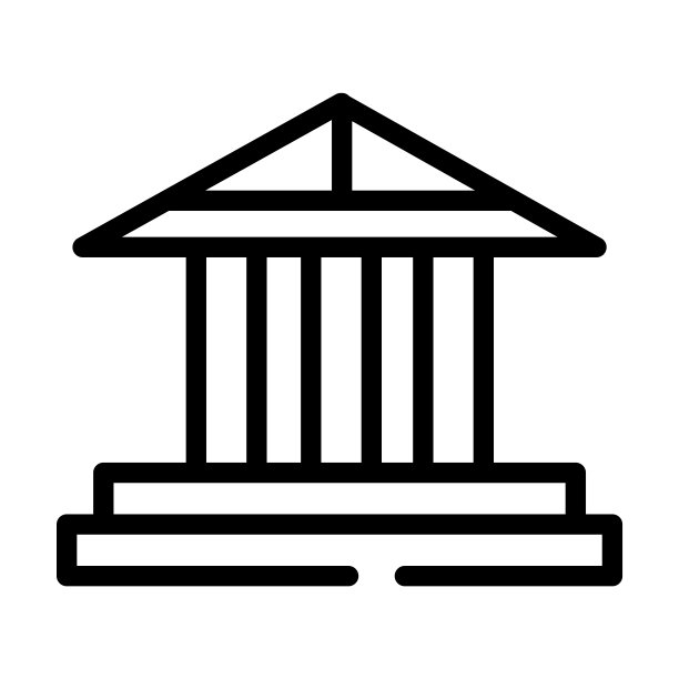 古色古香的建筑细线图标。古色古香的，建筑线性图标从学院概念孤立的轮廓标志。矢量插图符号元素的网页设计和应用程序。图片下载