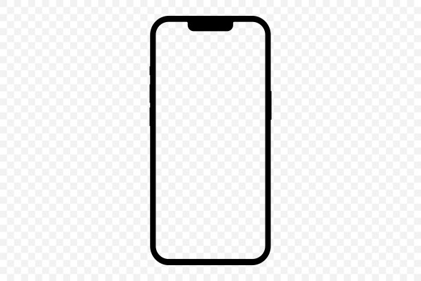 逼真的手机模型，手机应用程序模板。孤立的股票向量图片下载