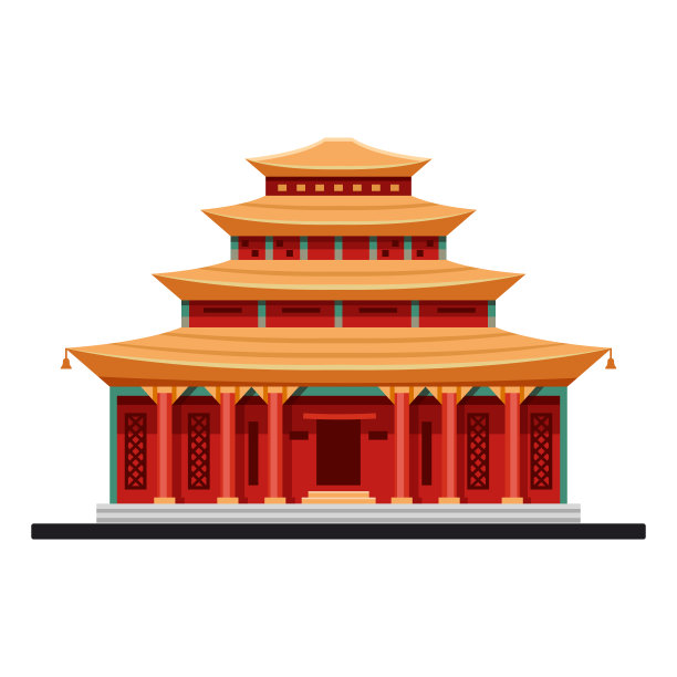 佛寺或寺院的正面或外部图片下载