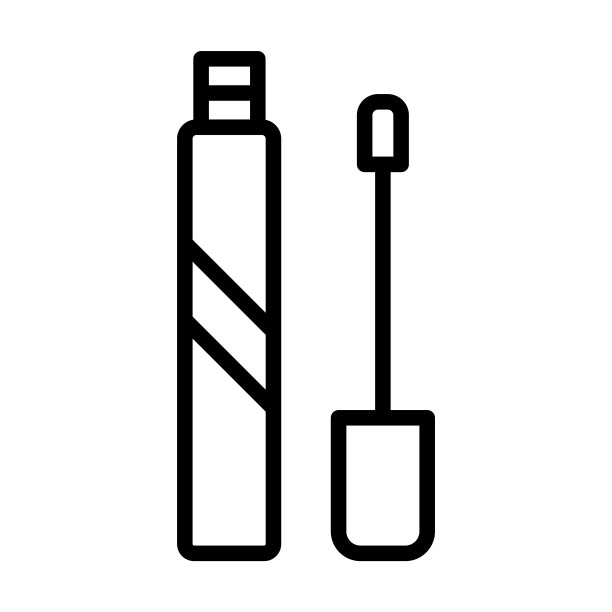 液体口红图标从美容收藏。薄线性液体口红，化妆品，口红轮廓图标孤立在白色背景。线矢量液体唇膏符号，网络和移动符号。图片下载