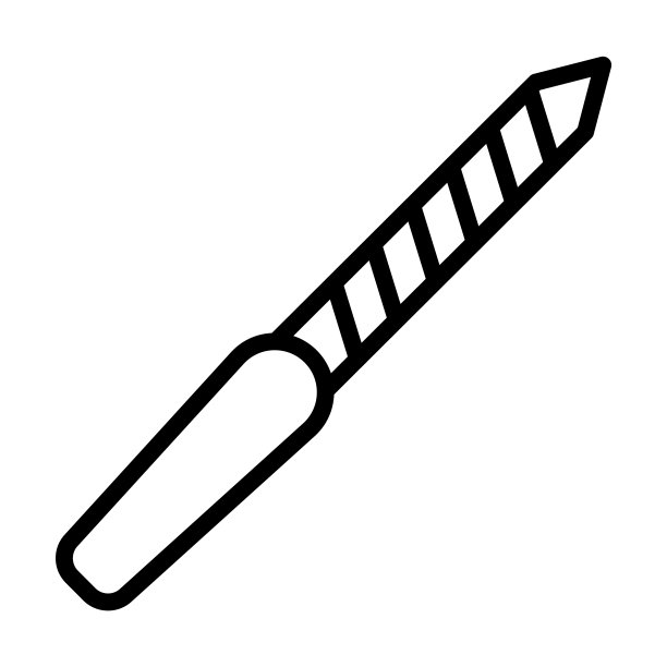 指甲文件图标从美容收集。薄线性指甲锉，修脚，化妆品轮廓图标孤立在白色背景上。线矢量指甲文件符号，网页和移动的符号。图片下载