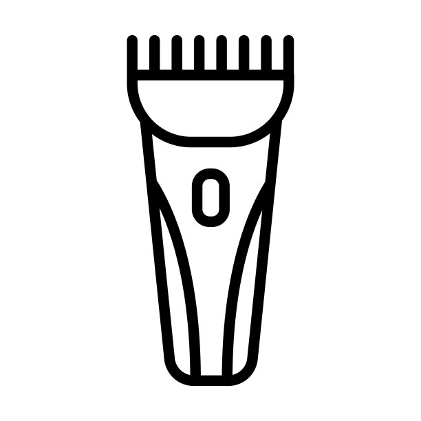 头发剃须刀图标从美容收集。薄线性剃须刀，头发，剃须刀轮廓图标孤立在白色背景上。线矢量剃须刀符号，网络和移动的符号。图片下载