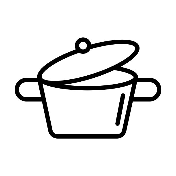 小餐馆和餐厅系列的餐馆锅图标图片下载