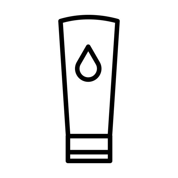 洗面奶图标从美容收集。薄线性洁面乳，洁面乳，脸轮廓图标孤立在白色背景上。线条矢量洁面符号，网络和移动符号。图片下载