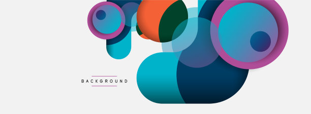 圆形和圆形的抽象背景图片下载