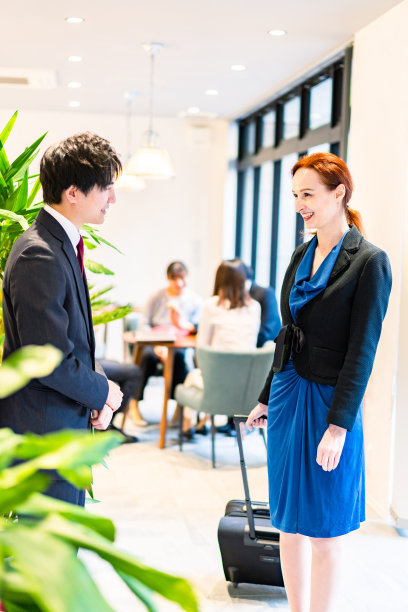 入住酒店的国际客人图片下载