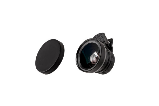 智能手机外接额外镜头。手机小镜头。移动摄影。孤立在白色背景上。图片下载