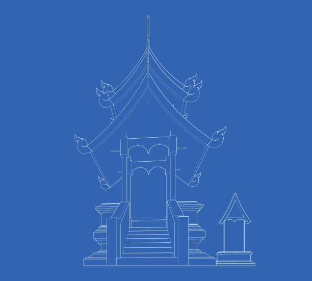 图纸中的建筑图纸图片下载