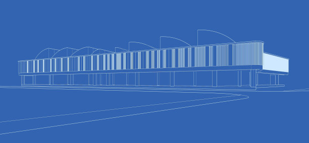 图纸中的建筑图纸图片下载