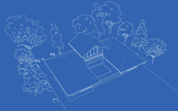 图纸中的建筑图纸图片下载