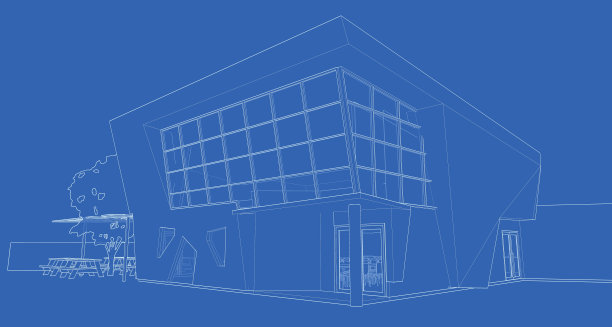 图纸中的建筑图纸图片下载