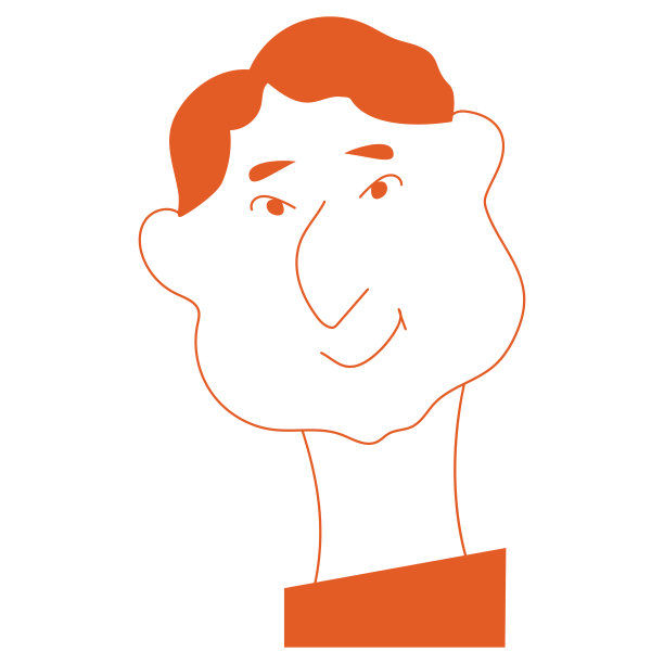 人体卡通人物插画设计元素图片下载