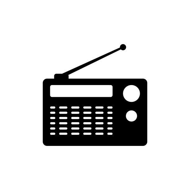 收音机图标设计模板矢量素材图片下载