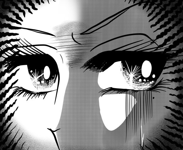 插图一个美丽的女人的脸在一个70年代的少女漫画的背叛愤怒。图片下载