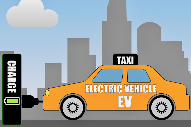 电动汽车出租车图片下载