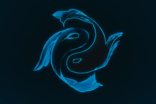 双鱼座:黄道十二宫的星座图片下载