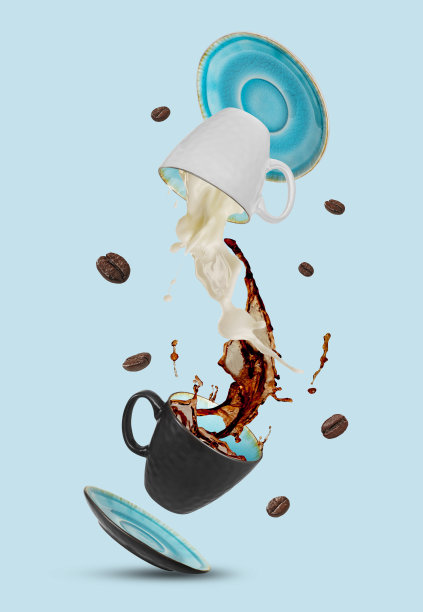 咖啡和牛奶图片下载