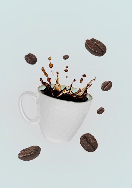 把咖啡洒图片下载