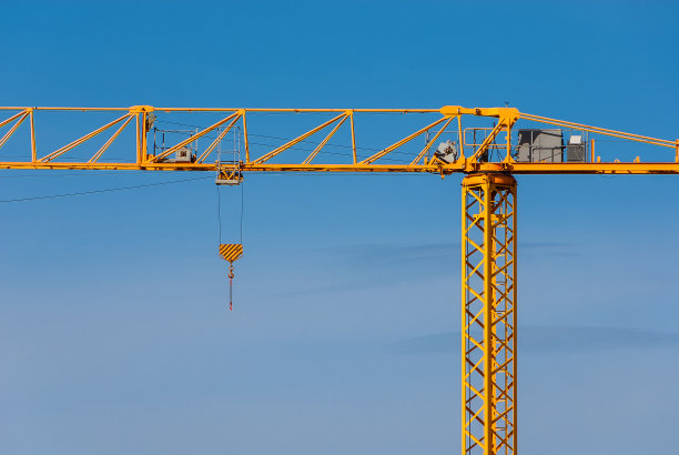起重机施工现场图片下载
