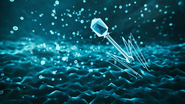 噬菌体的病毒图片下载