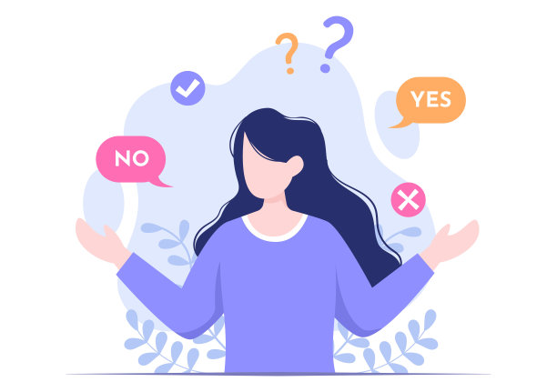 人们在平面漫画背景下思考，以作出决定，解决问题，并找到创造性的想法图片下载