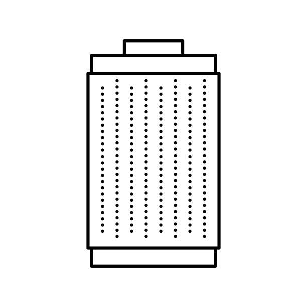 滤镜烟雾线图标矢量插图图片下载