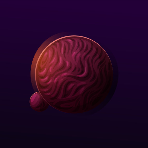 暗太空行星，粗糙的表面，梦幻星系图片下载