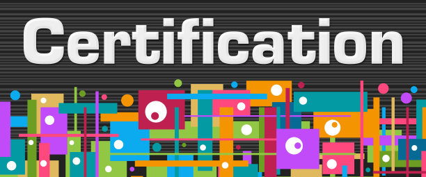 认证黑暗彩色随机方块底部背景文字图片下载