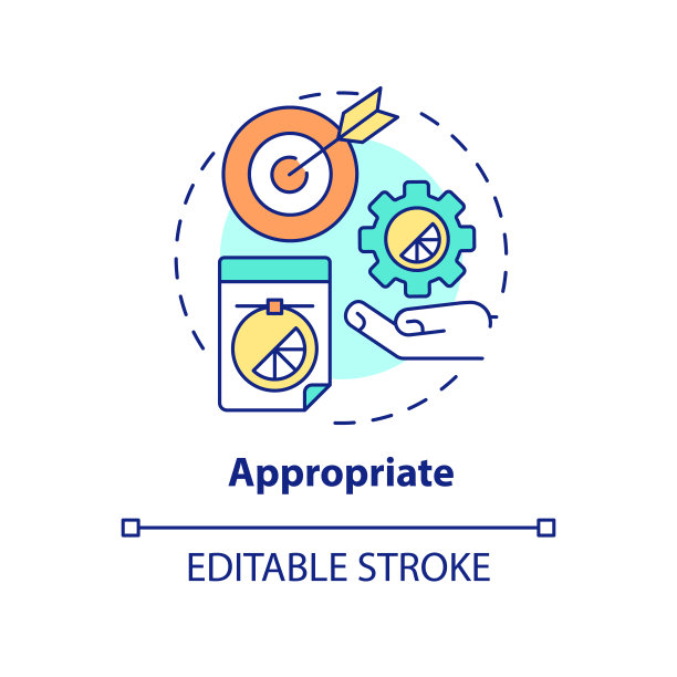 适当的概念图标图片下载